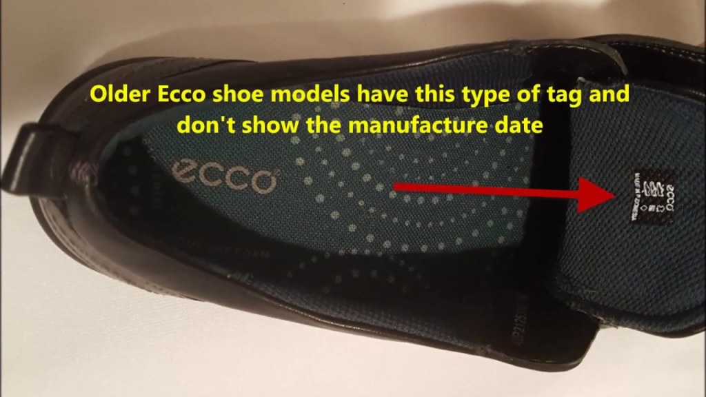 Picture of: How to spot original Ecco shoes production date.