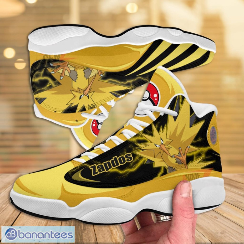 Picture of: Pokemon Zapdos AJ Sneakers Anime Air Jordan  Shoes – Banantees