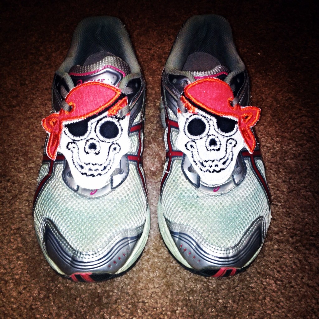 Picture of: Shoe Togs! Created for a pirate themed k! #turtletogs #embroidery