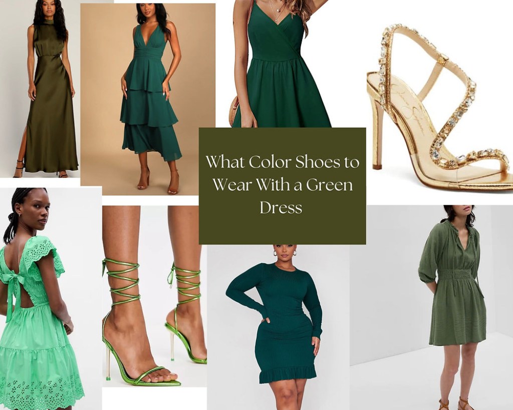 Picture of: The Top  Shoe Colors to Wear With a Green Dress