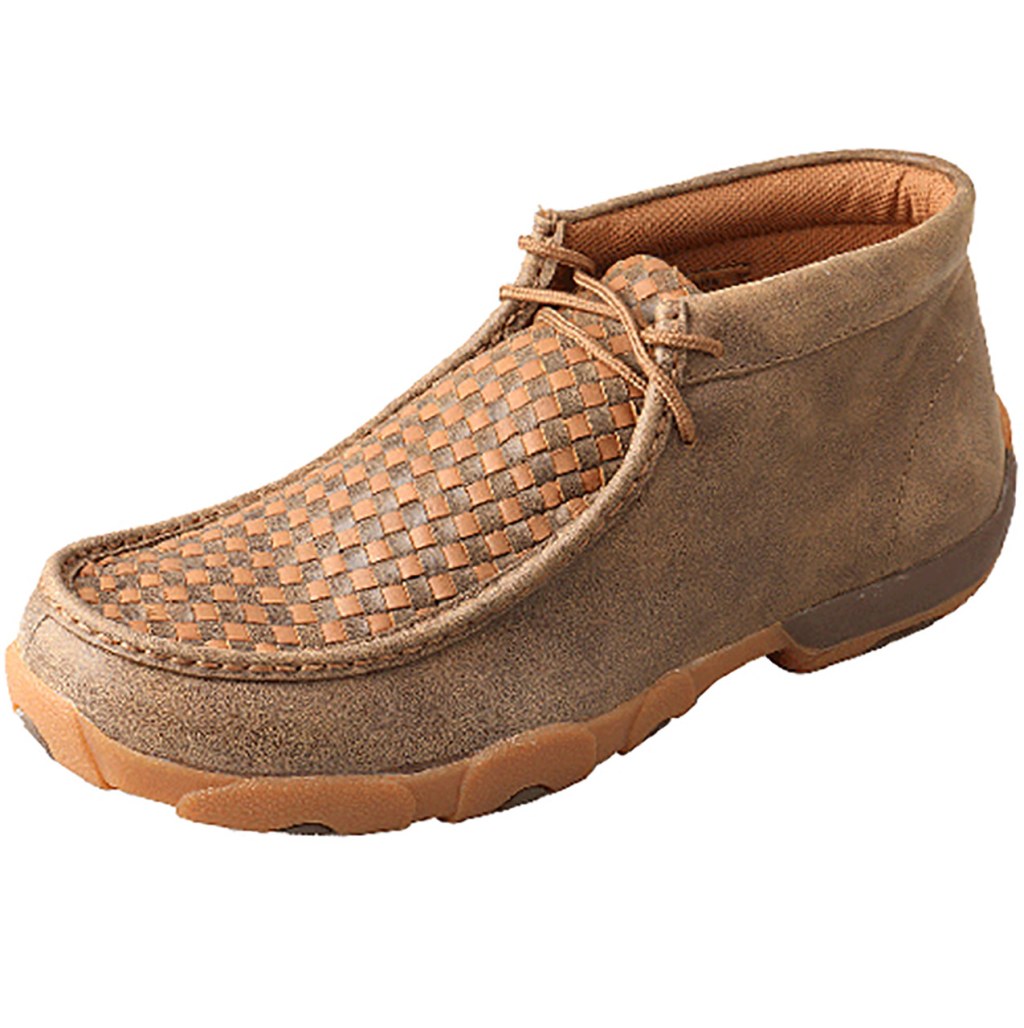Picture of: Twisted X Men’s Basket Weave Chukka Driving Moc – Bomber