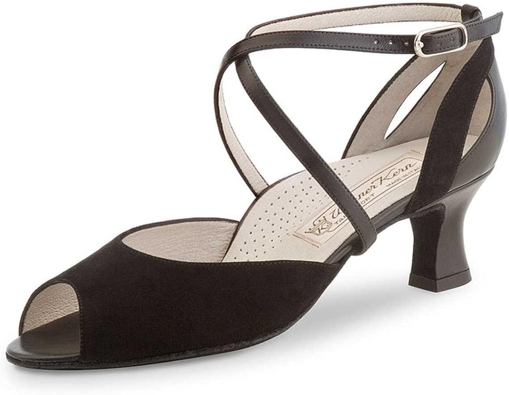 Picture of: Werner Kern Tiziana  Women’s Dance Shoes – Suede Black –  cm
